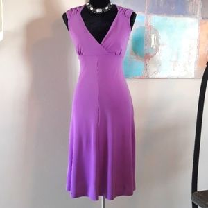 Isaac Mizrahi Purple Cocktail Dress Size 10